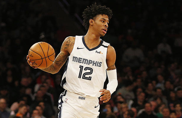 莫兰特闪电突破灰熊击败湖人终结其十连胜  莫兰特闪电突破灰熊击败湖人终结其十连胜